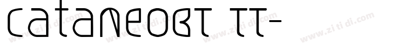 cataneoBT TT字体转换